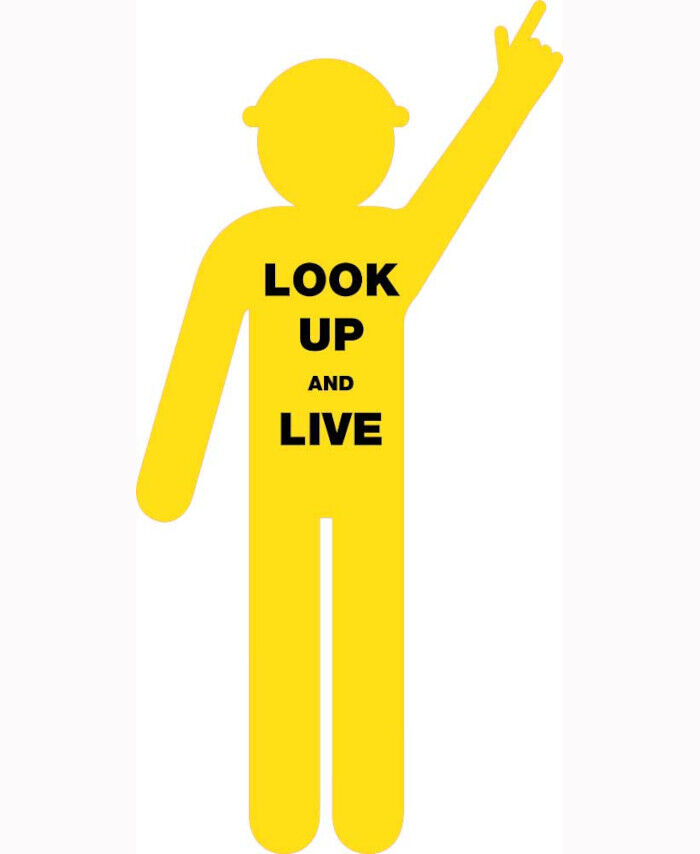 Working Uniform Sign 1800x900mm - Corflute - Yellow Cut Out Safety Construction Worker [Arms ...