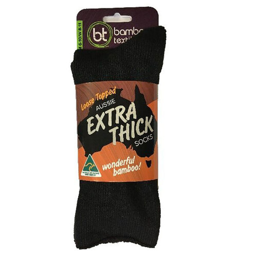 WORKWEAR, SAFETY & CORPORATE CLOTHING SPECIALISTS - Aussie Loose Top Extra Thick Socks