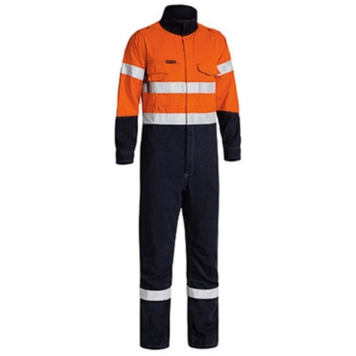 WORKWEAR, SAFETY & CORPORATE CLOTHING SPECIALISTS Tencate Tecasafe® Plus Taped Two Tone Hi Vis Engineered Fr Vented Coverall