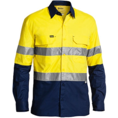WORKWEAR, SAFETY & CORPORATE CLOTHING SPECIALISTS 3M Taped X Airflow™ Ripstop Hi Vis Shirt - Long Sleeve