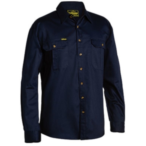 WORKWEAR, SAFETY & CORPORATE CLOTHING SPECIALISTS Original Cotton Drill Shirt - Long Sleeve