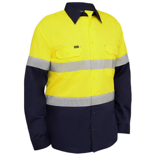 WORKWEAR, SAFETY & CORPORATE CLOTHING SPECIALISTS Taped Hi Vis Ripstop Vented Shirt