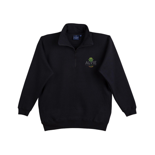 WORKWEAR, SAFETY & CORPORATE CLOTHING SPECIALISTS - 1/2 zip collar fleecy sweat