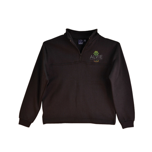 WORKWEAR, SAFETY & CORPORATE CLOTHING SPECIALISTS - Kid's 1/2 zip collar fleecy sweat