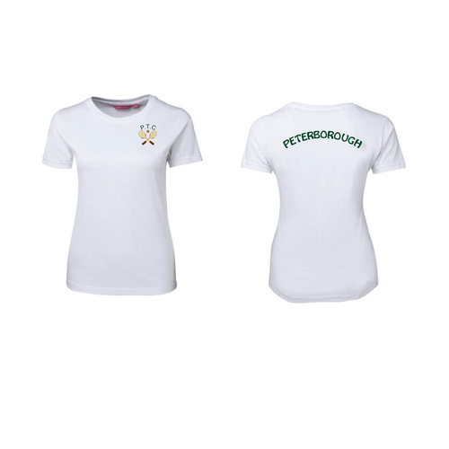 WORKWEAR, SAFETY & CORPORATE CLOTHING SPECIALISTS - JB's LADIES FITTED TEE (Inc Front & Back print)