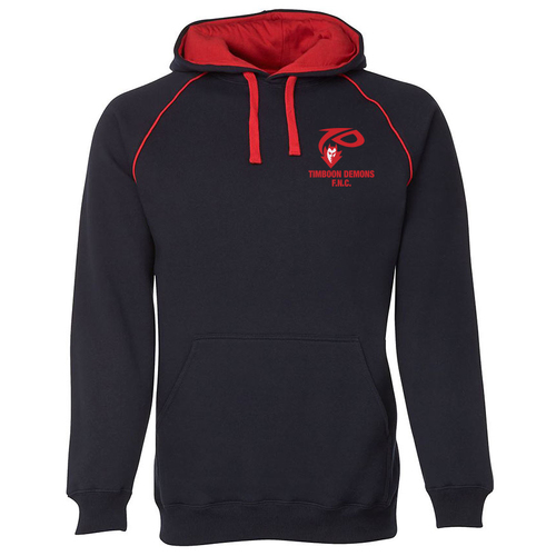 WORKWEAR, SAFETY & CORPORATE CLOTHING SPECIALISTS - JB's CONTRAST FLEECY HOODIE