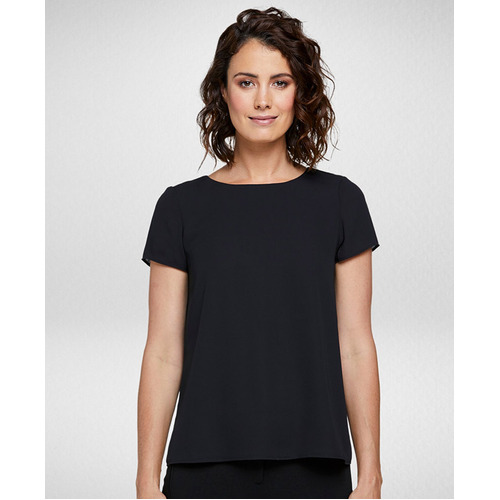 WORKWEAR, SAFETY & CORPORATE CLOTHING SPECIALISTS Harmony - Loose Fit Blouse - Short Sleeve