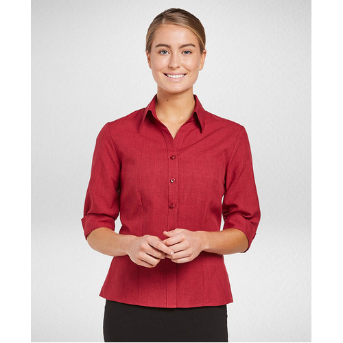 WORKWEAR, SAFETY & CORPORATE CLOTHING SPECIALISTS - Climate Smart - Semi Fit 3/4 Sleeve Blouse