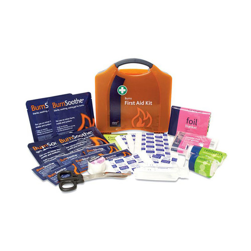 WORKWEAR, SAFETY & CORPORATE CLOTHING SPECIALISTS EMERGENCY BURNS KIT, PLASTIC PORTABLE