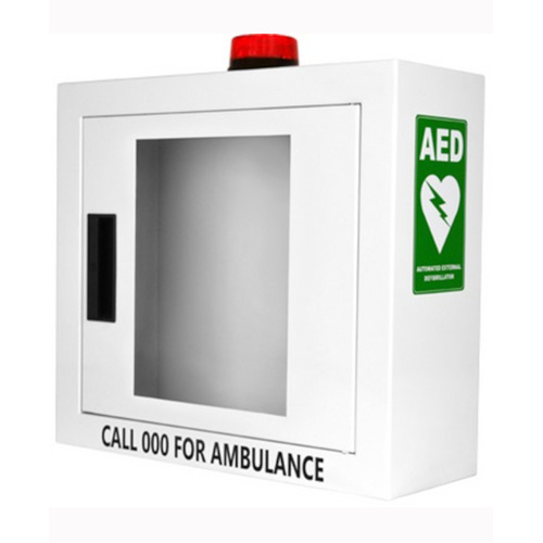 WORKWEAR, SAFETY & CORPORATE CLOTHING SPECIALISTS ALARMED AED CABINET