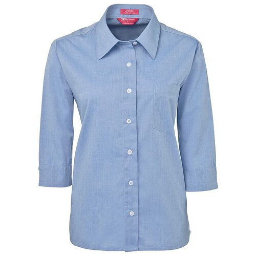 WORKWEAR, SAFETY & CORPORATE CLOTHING SPECIALISTS JB's Ladies 3/4 Fine Chambray Shirt