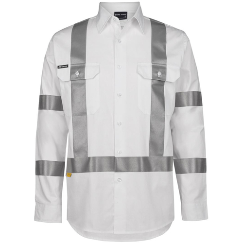 WORKWEAR, SAFETY & CORPORATE CLOTHING SPECIALISTS JB's Biomotion Night 190G Shirt With 3M Tape