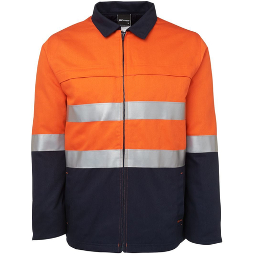 WORKWEAR, SAFETY & CORPORATE CLOTHING SPECIALISTS - JB's HV (D+N) Cotton Jacket