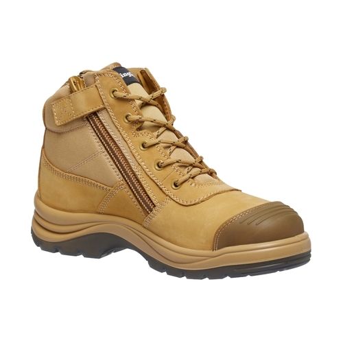 WORKWEAR, SAFETY & CORPORATE CLOTHING SPECIALISTS Tradie - Side Zip Boot - Wheat