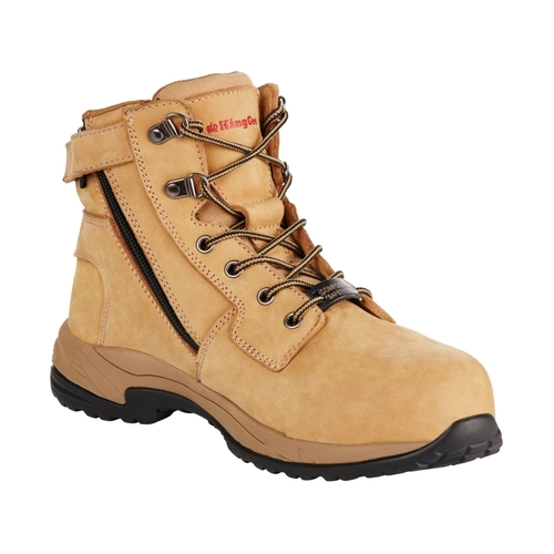 WORKWEAR, SAFETY & CORPORATE CLOTHING SPECIALISTS - Tradies - Women's Tradie Side Zip Boot - Wheat