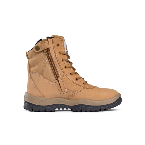 WORKWEAR, SAFETY & CORPORATE CLOTHING SPECIALISTS - High Leg ZipSider Boot - Wheat