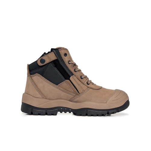 WORKWEAR, SAFETY & CORPORATE CLOTHING SPECIALISTS ZipSider Boot w/ Scuff Cap - Stone