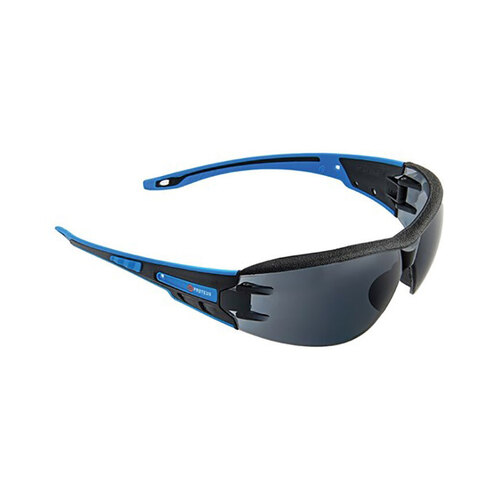 WORKWEAR, SAFETY & CORPORATE CLOTHING SPECIALISTS PROTEUS 1 SAFETY GLASSES SMOKE LENS INTEGRATED BROW DUST GUARD