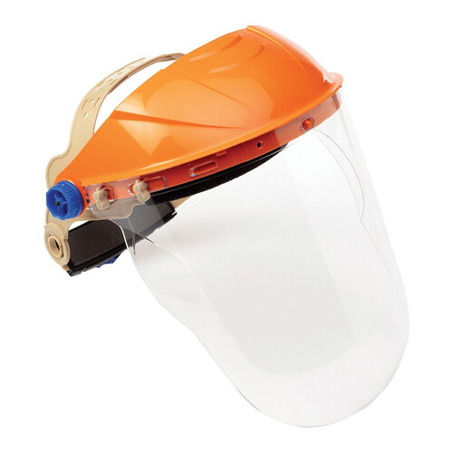 WORKWEAR, SAFETY & CORPORATE CLOTHING SPECIALISTS ASSEMBLED BROWGUARD & CLEAR CHIN GUARD VISOR