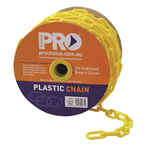 WORKWEAR, SAFETY & CORPORATE CLOTHING SPECIALISTS - Plastic Chain 8mm x 25m