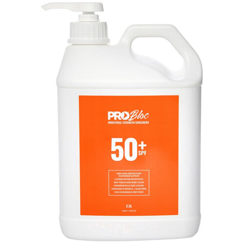 WORKWEAR, SAFETY & CORPORATE CLOTHING SPECIALISTS - PRO BLOC 50+ Sunscreen