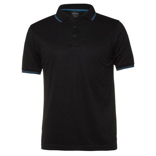 WORKWEAR, SAFETY & CORPORATE CLOTHING SPECIALISTS Jacquard Contrast Polo