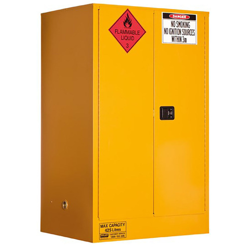 WORKWEAR, SAFETY & CORPORATE CLOTHING SPECIALISTS Flammable Storage Cabinet 425L 2 Door, 3 Shelf