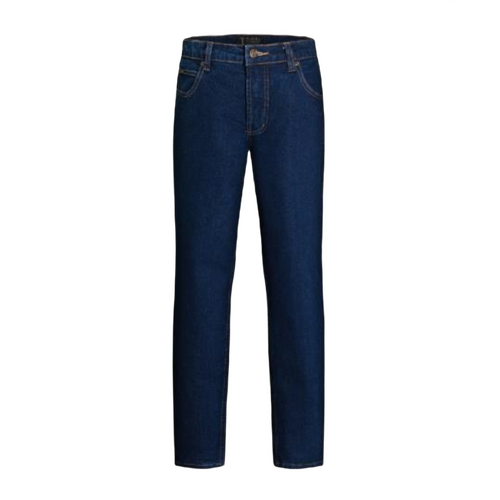 WORKWEAR, SAFETY & CORPORATE CLOTHING SPECIALISTS Pilbara Men's Stretch Denim Jeans Mid
