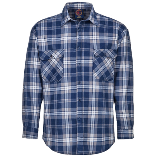 WORKWEAR, SAFETY & CORPORATE CLOTHING SPECIALISTS - Open Front Flannelette Shirt