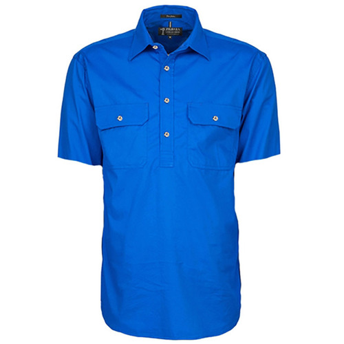 WORKWEAR, SAFETY & CORPORATE CLOTHING SPECIALISTS - Men's Pilbara Shirt - Closed Front - Short Sleeve