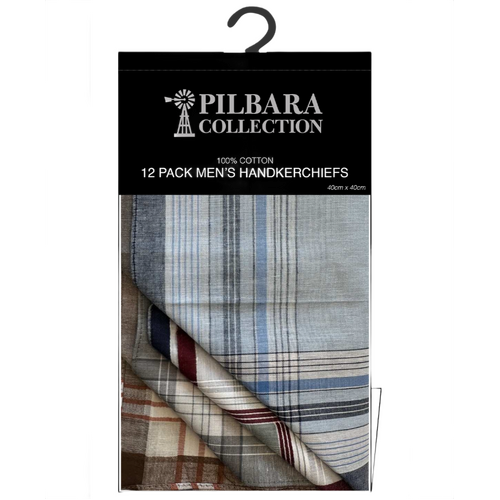 WORKWEAR, SAFETY & CORPORATE CLOTHING SPECIALISTS Pilbara Collection Men's Handkerchiefs