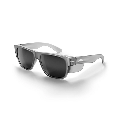 WORKWEAR, SAFETY & CORPORATE CLOTHING SPECIALISTS Fusions Matte Graphite Frame Grey Polarised Lens