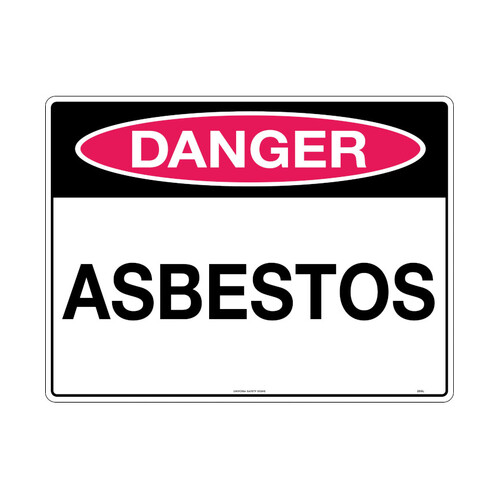 WORKWEAR, SAFETY & CORPORATE CLOTHING SPECIALISTS - 600x400mm - Metal - Danger Asbestos