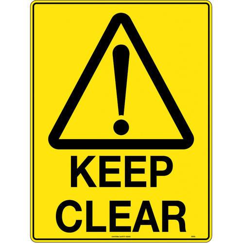 WORKWEAR, SAFETY & CORPORATE CLOTHING SPECIALISTS - 300x225mm - Metal - Keep Clear