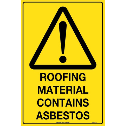 WORKWEAR, SAFETY & CORPORATE CLOTHING SPECIALISTS - 450x300mm - Metal - Roofing Material Contains Asbestos