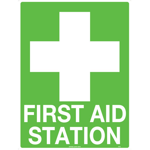 WORKWEAR, SAFETY & CORPORATE CLOTHING SPECIALISTS - 600x400mm - Metal - First Aid Station