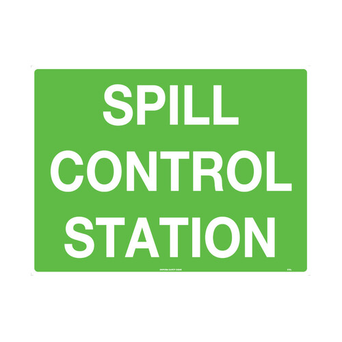 WORKWEAR, SAFETY & CORPORATE CLOTHING SPECIALISTS - 240x180mm - Self Adhesive - Spill Control Station