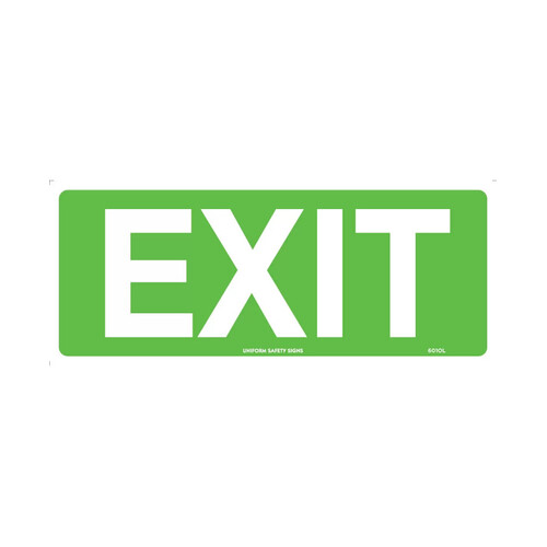 WORKWEAR, SAFETY & CORPORATE CLOTHING SPECIALISTS - 200x50mm - Self Adhesive - Packet of 4 - Exit