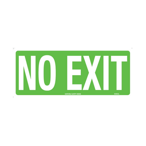 WORKWEAR, SAFETY & CORPORATE CLOTHING SPECIALISTS - 300x225mm - Poly - No Exit