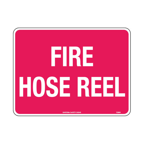 WORKWEAR, SAFETY & CORPORATE CLOTHING SPECIALISTS - 300x225mm - Poly - Fire Hose Reel