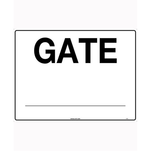 WORKWEAR, SAFETY & CORPORATE CLOTHING SPECIALISTS - 600x400mm - Metal - Gate _