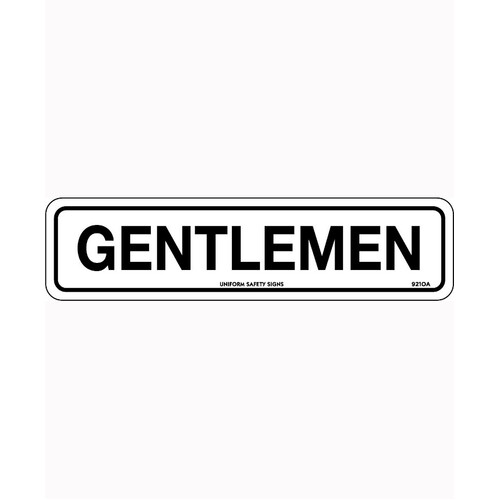 WORKWEAR, SAFETY & CORPORATE CLOTHING SPECIALISTS - 200x50mm - Self Adhesive - Packet of 4 - Gentlemen