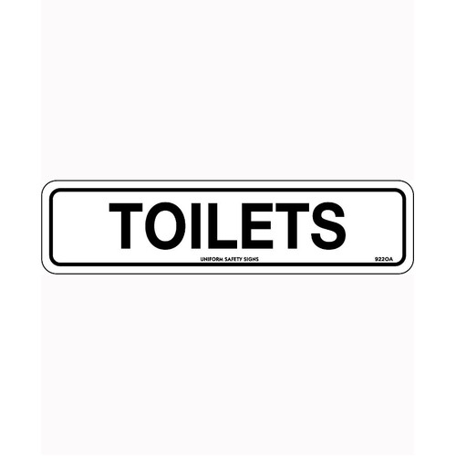 WORKWEAR, SAFETY & CORPORATE CLOTHING SPECIALISTS 600x400mm - Corflute - Toilets