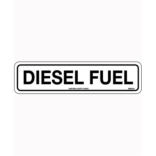 WORKWEAR, SAFETY & CORPORATE CLOTHING SPECIALISTS - 200x50mm - Self Adhesive - Packet of 4 - Diesel Fuel