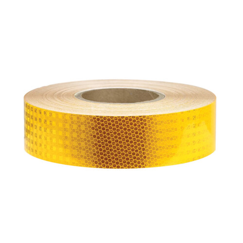 WORKWEAR, SAFETY & CORPORATE CLOTHING SPECIALISTS - 50mm x 5mtr - Class 1 Reflective Tape - Yellow