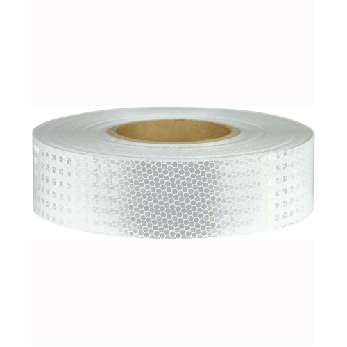 WORKWEAR, SAFETY & CORPORATE CLOTHING SPECIALISTS - 100mm x 45.7m - Class 1 Reflective Tape - White