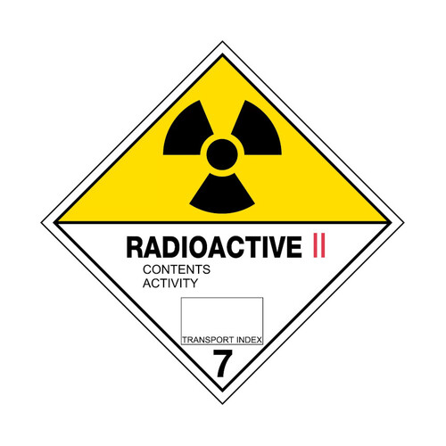 WORKWEAR, SAFETY & CORPORATE CLOTHING SPECIALISTS - 50x50mm - Self Adhesive - Sheet of 12 - Radioactive II