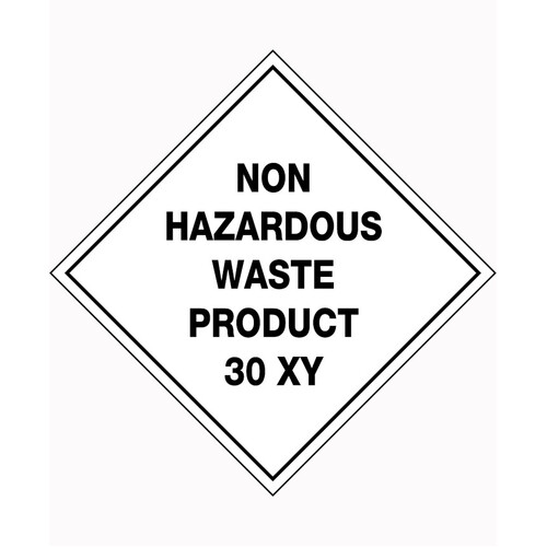 WORKWEAR, SAFETY & CORPORATE CLOTHING SPECIALISTS - 50x50mm - Self Adhesive - Sheet of 12 - Non Hazardous Waste Product 30 XY