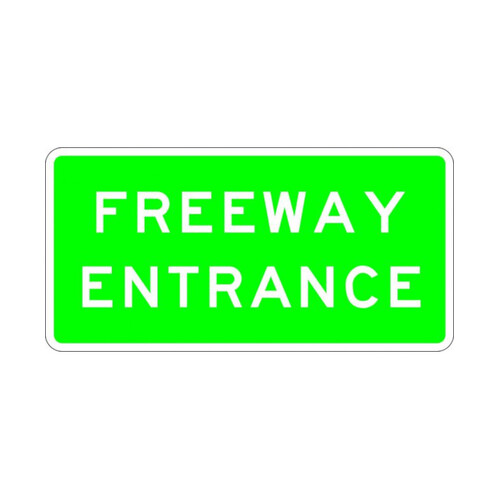 WORKWEAR, SAFETY & CORPORATE CLOTHING SPECIALISTS - 1800x900mmmm - Class 1 - Aluminium - Freeway Entrance