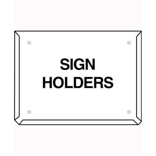 WORKWEAR, SAFETY & CORPORATE CLOTHING SPECIALISTS 800x600mm Metal Hazchem Sign Placard Holder